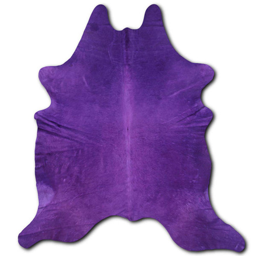 Violet Cowhide Rug - Medium