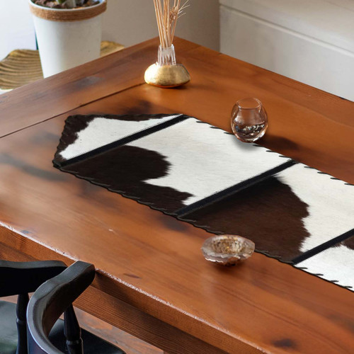 Ayrshire Cowhide Table Runner - 120 Inch