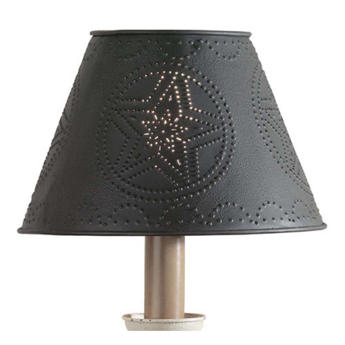 Black Star Metal Lampshade - 12 Inch