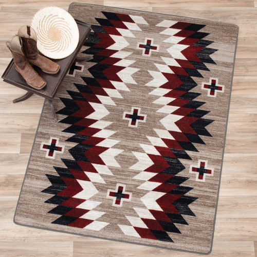 Crimson Vista Rug - 8 Ft. Round