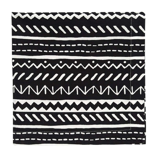 Aztec Linen Napkins - Set of 4