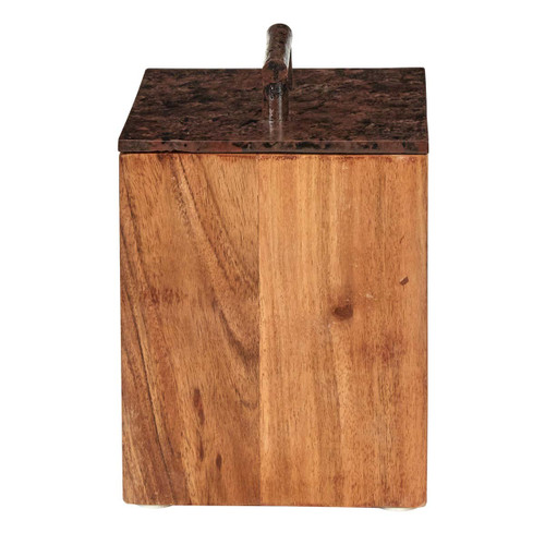 Cubed Wooden Canister - Small