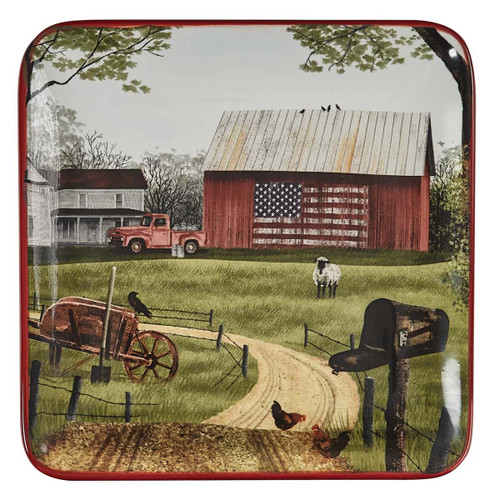 Rustic Farm Life Salad Plate