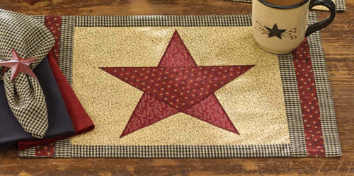 Ruby Stars Placemats - Set of 4
