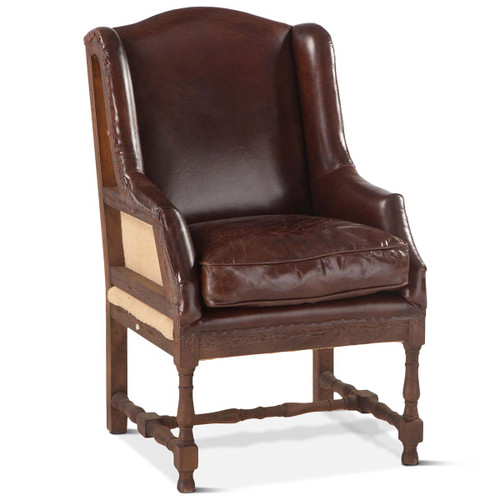 Rustic Leather Arm Chair