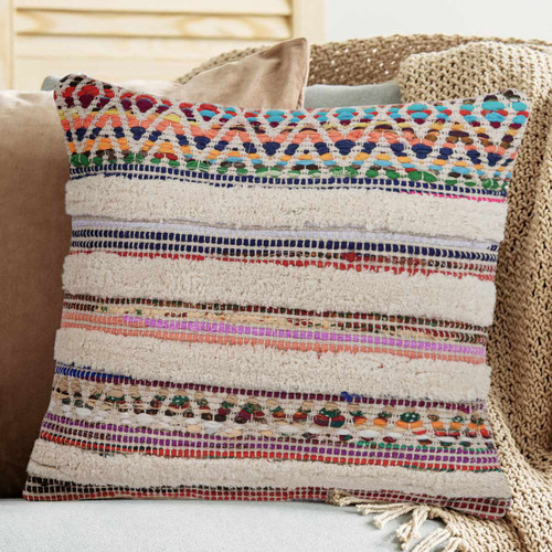 Sunset Stripes Pillow