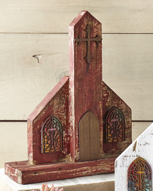 Southwestern Chapel Table Top Church - Red