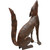 Howling Coyote Metal Sculpture - Large