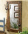 Antiqued Mirror w/ Hooks