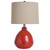 Apple Red Ceramic Accent Lamp