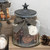 Black Star Lidded Jar - Medium