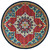 Bohemian Red Rug - 8 Ft. Round - OUT OF STOCK UNTIL 07/02/2024