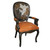 Bonanza Arm Chair, Light Brown Seat