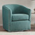 Colton Swivel Chair - Teal