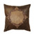 Coronado Embroidered Faux Leather Pillow