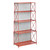 Corrugated Metal Stackable Nesting Shelves - 4 Pc