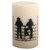 Cowboys on the Fence Pillar Candle - 6 Inch