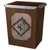 Diamond Silver Concho Waste Basket