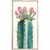 Floral Cactus Mini Framed Canvas
