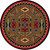 Four Rams Rug - 8 Ft. Round