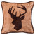 Old Dominion Reversible Deer Bust Pillow