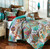 Paisley Brilliance Quilt Bed Set - King