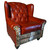 Red Ranch Oversized Wingback Chair
