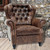 Sitara Leather Chair - Cinnamon