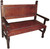 Spanish Heritage Bench - Antique Brown