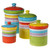 Sunrise Stripes Canister Set - 4 pc