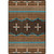 Three Chiefs Suede & Teal Rug - 5 x 8