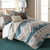 Turquoise Vista Quilt Bed Set - Queen