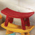 Wood Santa Fe Sitter Stool - Red