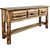 Woodsman Console Table with 3 Drawers