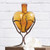 Tangled Vines Glass Heart Sculpture - Small