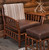 Yellowstone Gallatin Valley Fabric and Leather Lounge Chair
