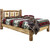 Cascade Platform Bed with Laser Engraved Bronc Design - Full