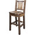 Denver Counter Height Barstool with Back - Stained & Lacquered