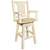 Denver Counter Swivel Captain's Barstool - Lacquered