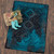 Bandera Turquoise Rug - 4 x 5