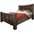 Lima Live Edge Bed with Jacobean Stain - Queen
