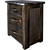 Lima Live Edge 3 Drawer Chest - Jacobean Stain