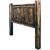 Lima Sawn Headboard with Iron & Jacobean Stain - Queen