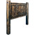 Lima Sawn Headboard with Iron & Jacobean Stain - Queen