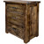 Lima Sawn 3 Drawer Chest with Iron - Provincial Stain