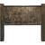 Lima Sawn Headboard with Iron & Jacobean Stain - Twin