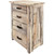 Lima Sawn 4 Drawer Chest with Iron - Clear Lacquer