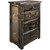 Lima Live Edge 4 Drawer Chest - Jacobean Stain