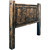 Lima Sawn Headboard with Iron & Jacobean Stain - Cal King