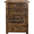 Lima Sawn 4 Drawer Chest with Iron - Provincial Stain